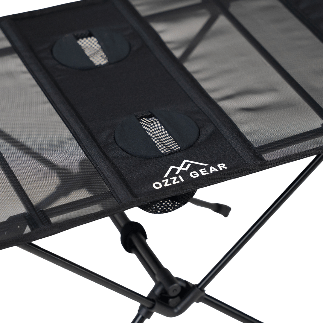 mini foldable camping table ozzi gear