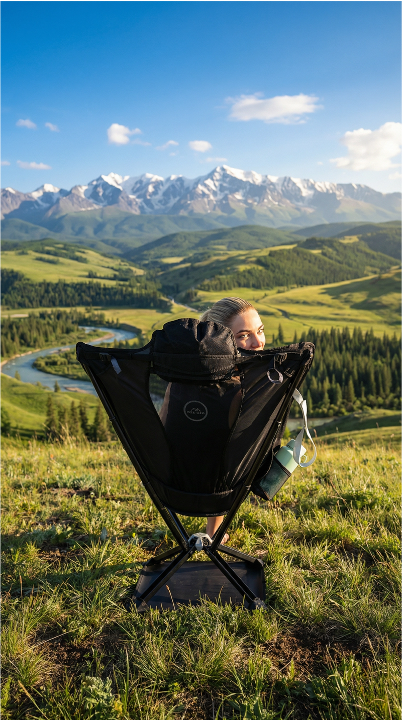 Sets up in seconds, anywhere you go.