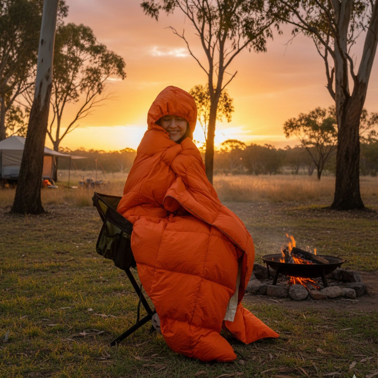 Puffy Hooded Blanket