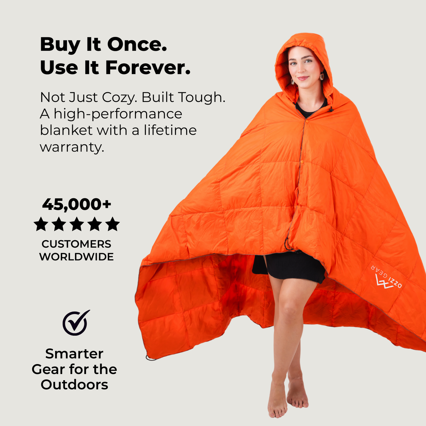 Puffy Hooded Blanket