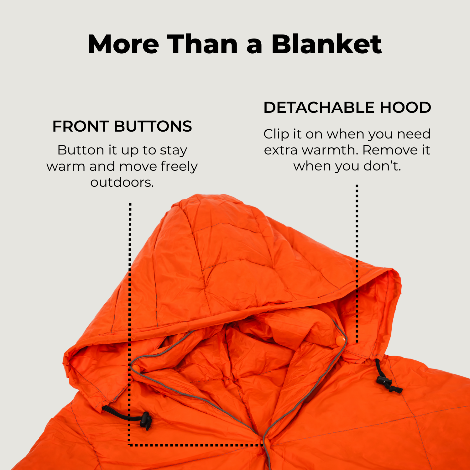 Puffy Hooded Blanket