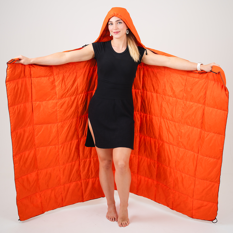 Puffy Hooded Blanket