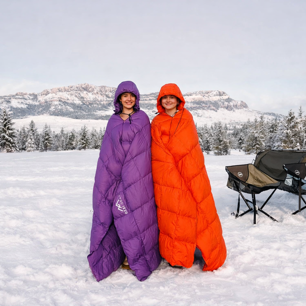 Puffy Hooded Blanket